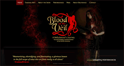 Desktop Screenshot of bloodontheveil.com